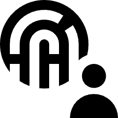 Touch Id User Icon from Nova Solid Set