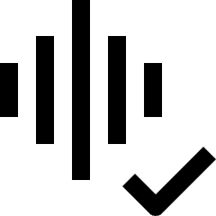 Voice Id Approved Icon from Nova Solid Set