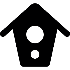 Bird House Icon from Ultimate Bold Set