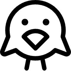 Bird Icon from Ultimate Regular Set