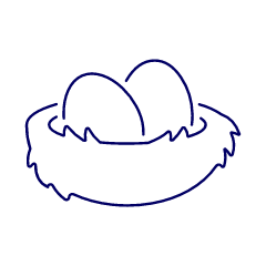 Nest Egg Illustration from UX Line Set