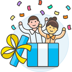 Surprise Gift 3 Illustration from UX Colors Set