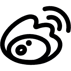 Sina Weibo Logo Icon from Ultimate Regular Set