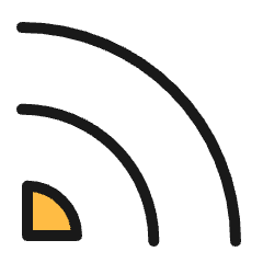 Rss Logo Icon from Ultimate Colors Set