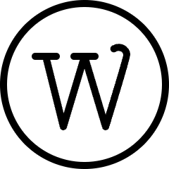 Wordpress Logo 1 Icon from Ultimate Light Set