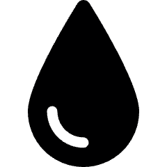 Blood Drop Icon from Ultimate Bold Set