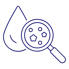 Blood Drop Analysis Illustration from UX Line Set