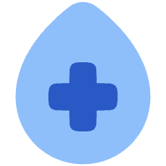 Blood Drop Donation Icon from Plump Flat Set