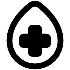 Blood Drop Donation Icon from Plump Remix Set