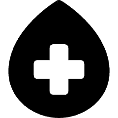 Blood Drop Donation Icon from Core Solid Set