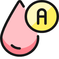 Blood Drop Type A Icon from Ultimate Colors Set