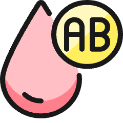 Blood Drop Type Ab Icon from Ultimate Colors Set