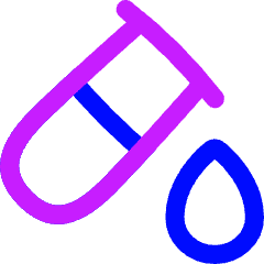 Blood Sample Icon from Flex Neon Set