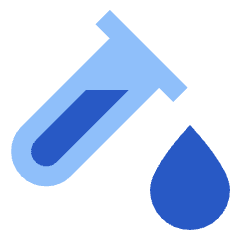 Blood Sample Icon from Sharp Flat Set