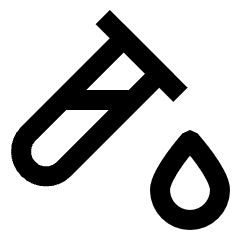 Blood Sample Icon from Sharp Line Set