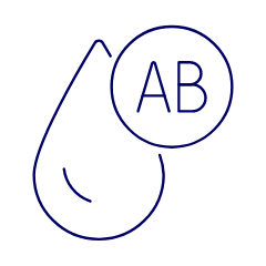 Blood Type Ab Illustration from UX Line Set