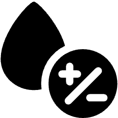 Blood Types 2 Icon from Ultimate Bold Set