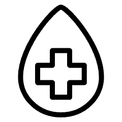 Blood Types Cross Icon from Ultimate Light Set