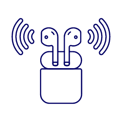 Airpod Bluetooth 1 Illustration from UX Line Set