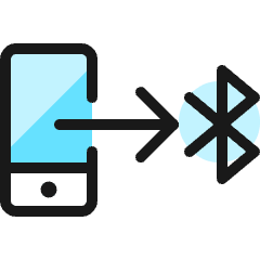Bluetooth Transfer 1 Icon from Ultimate Colors Set