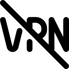 Vpn Off Icon from Ultimate Bold Set
