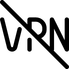 Vpn Off Icon from Ultimate Regular Set