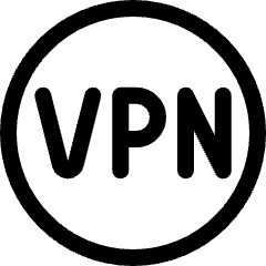 Vpn On Circle Icon from Ultimate Regular Set