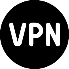 Vpn On Circle Icon from Ultimate Bold Set