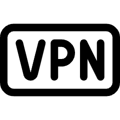 Vpn On Rectangle Icon from Ultimate Regular Set