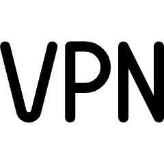 Vpn On Icon from Ultimate Regular Set