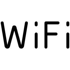 Wifi Network Text Icon from Ultimate Light Set