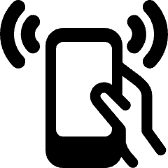 Wifi Transfer Hand Icon from Ultimate Bold Set