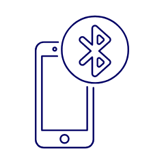 Phone Blutooth Illustration from UX Line Set