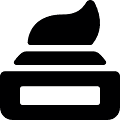 Body Care Cream Icon from Ultimate Bold Set