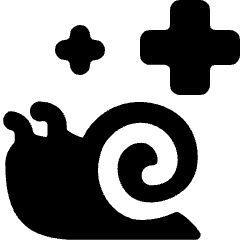 Body Care Snail Icon from Ultimate Bold Set