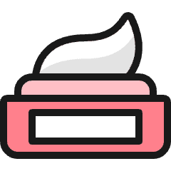 Body Care Cream Icon from Ultimate Colors Set