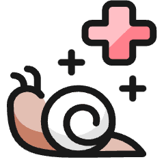 Body Care Snail Icon from Ultimate Colors Set