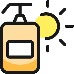 Body Care Sun Lotion Icon from Ultimate Colors Set