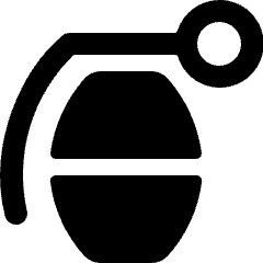 Bomb Grenade Icon from Ultimate Bold Set