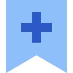 Add Bookmark Icon from Sharp Flat Set