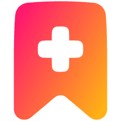 Add Bookmark Icon from Plump Gradient Set