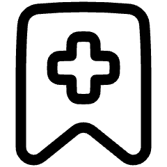 Add Bookmark Icon from Plump Line Set