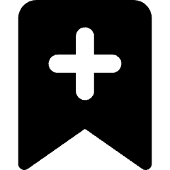 Add Bookmark Icon from Core Solid Set