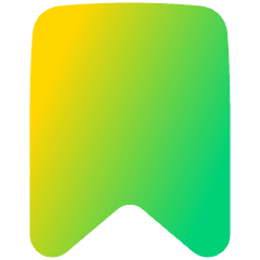 Bookmark 1 Icon from Plump Gradient Set