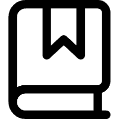 Bookmark Book Icon from Core Line Set