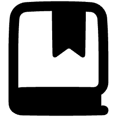 Bookmark Book Icon from Plump Remix Set