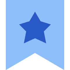 Bookmark Favorite Star Icon from Sharp Flat Set