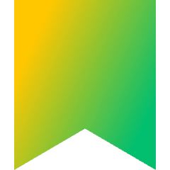 Bookmark Icon from Sharp Gradient Set