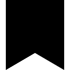Bookmark Icon from Sharp Solid Set