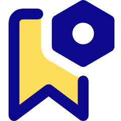 Bookmark Setting Bolt Nut Icon from Core Pop Set